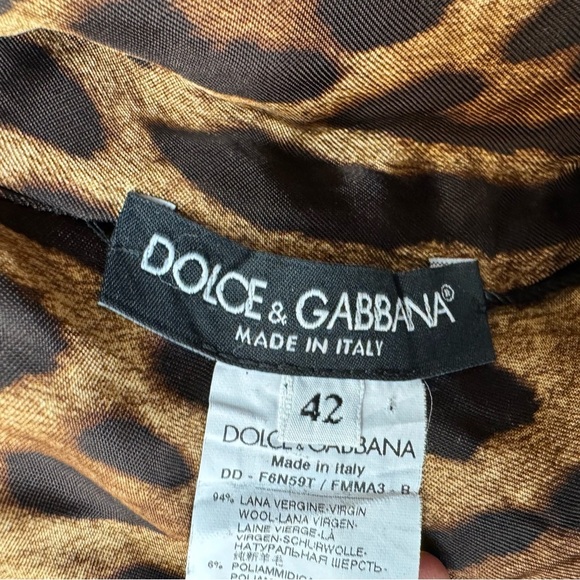 DOLCE & GABBANA Stunning Fringed Wool Tweed Boucle Dress 42 IT / 6 - 8 US - Picture 11 of 11